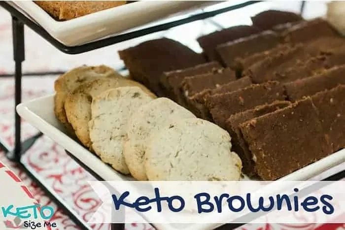 Delicious Keto Brownies. 1 Net carb per serving.