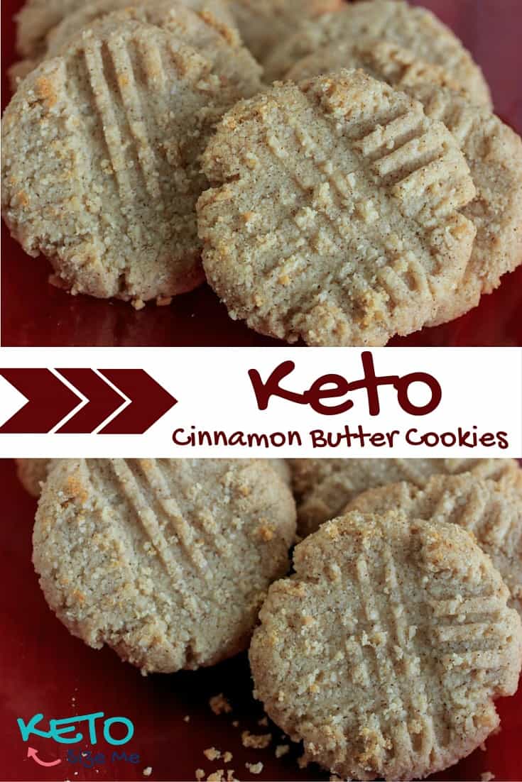 Keto Cinnamon Butter Cookies Recipe - Great recipe for the holidays. With only 2 net carbs these cookies are perfect for a low carb high fat diet. 14g fat.