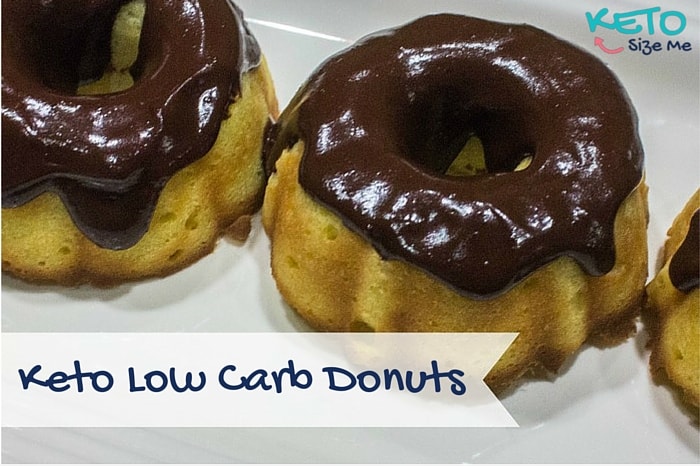 keto donuts covered in chocolate sauce 