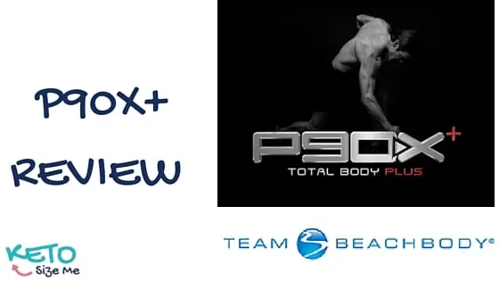P90X Plus Review text with p90x logo