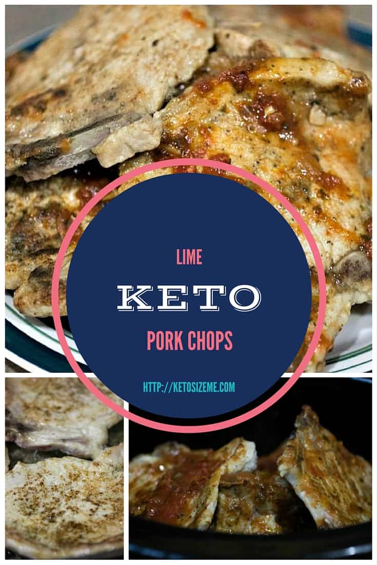 Keto Lime Pork Chop Recipe. This recipe can be cooked in a crock pot. Low Carb High Fat Recipe. 