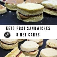 keto peanut butter and jelly sandwiches