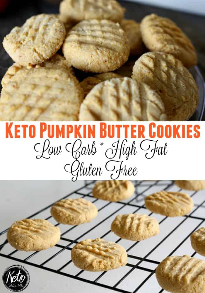 These Keto Pumpkin Butter Cookies were inspired by my Keto Cinnamon Butter Cookies recipe. When I shared that recipe, I had no idea that so many of you would try it, love it, and make it your own. I have to admit I was blown away by your response to such a simple recipe. That's one of the reasons I decided to try to give you something just as simple now that we are nearing the holiday season.