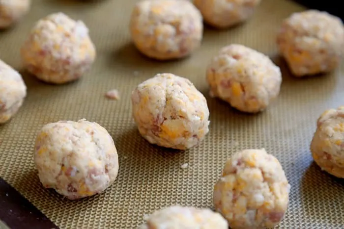 Holiday Keto Coconut Flour Sausage Balls Recipe
