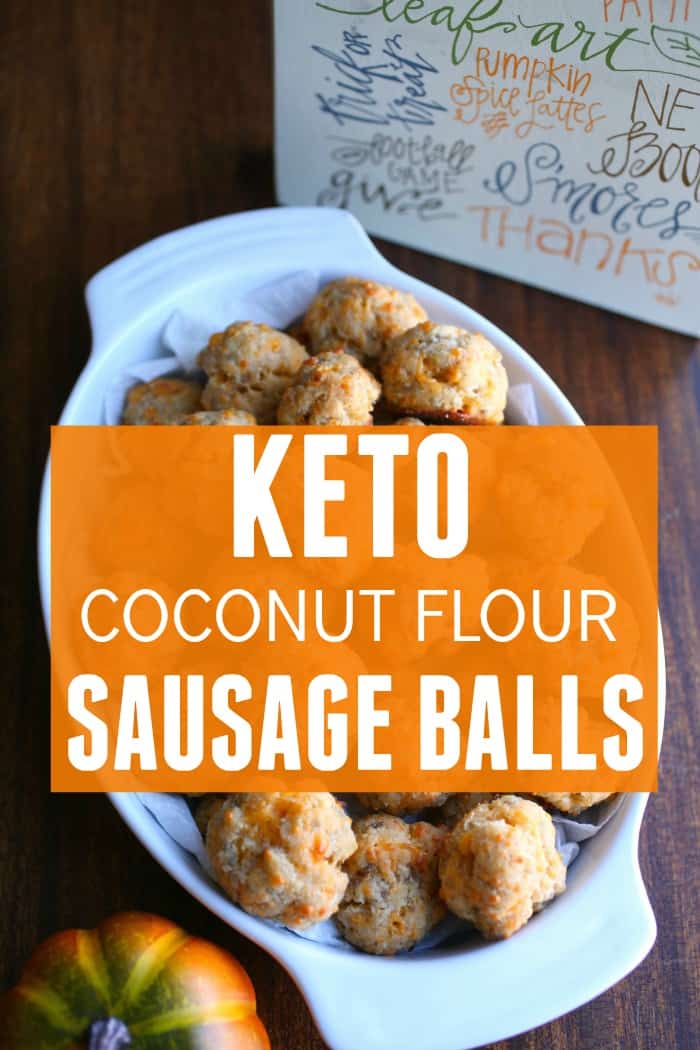 Keto Coconut Flour Sausage Balls 