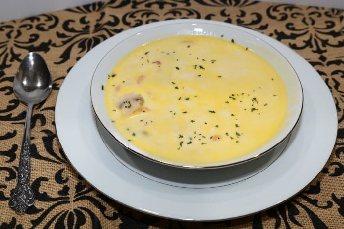 Keto Cheesy Shrimp Soup Recipe LCHF 