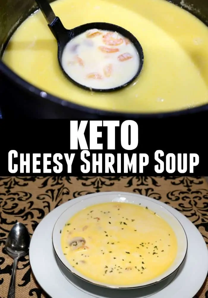 Keto Cheesy Shrimp Soup Recipe