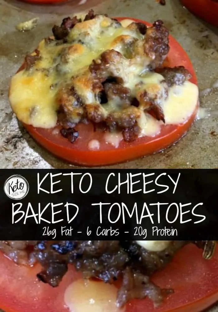 Keto Cheesy Baked Tomatoes Recipe - So Easy!