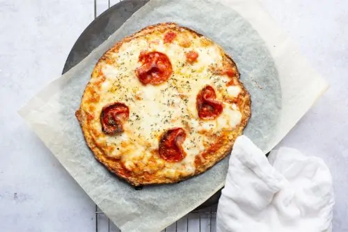 Keto Cauliflower Pizza Crust Recipe