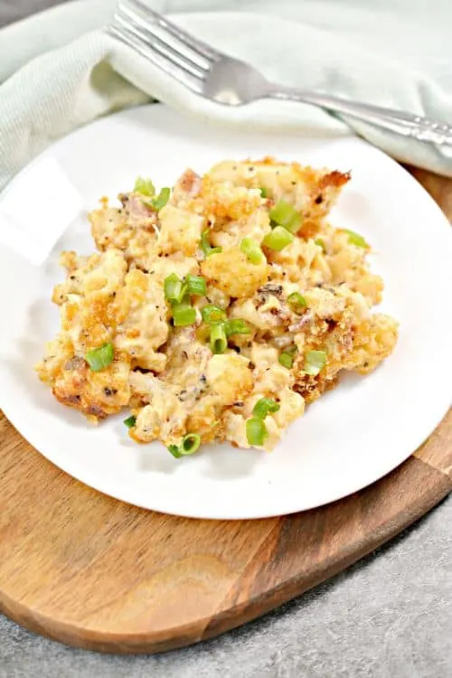 Dished Keto Cauliflower Mac and Cheese