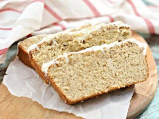 Keto Gingerbread Loaf with Cream Cheese Icing